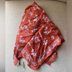 Madewell Bandana, Sweet Dahlia Multi Color, NWT